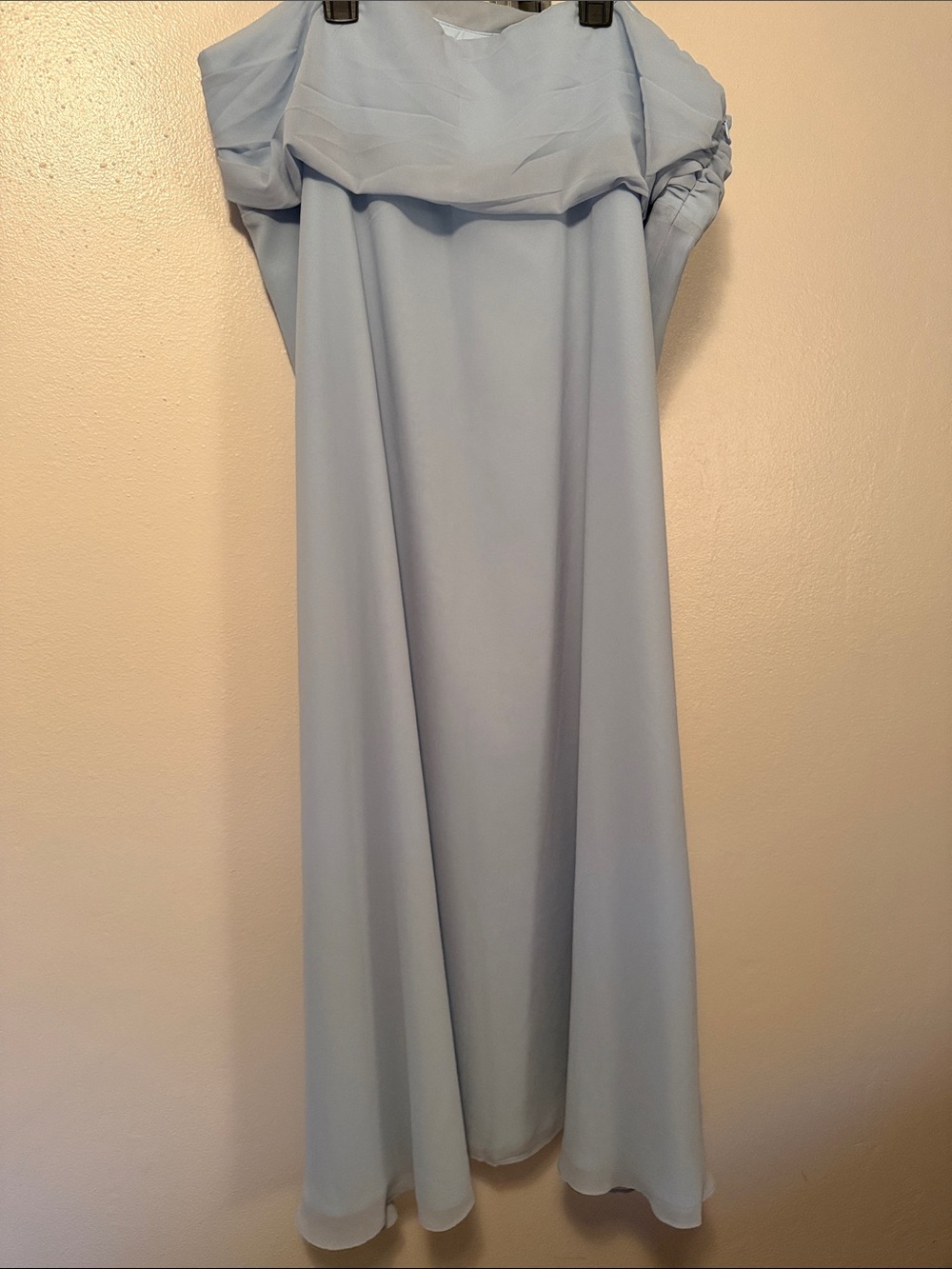 Peppermayo Light Blue Off-Shoulder Maxi Dress